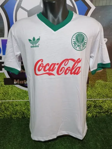 Camisa  Palmeiras Branca 1989 - Tamanho M