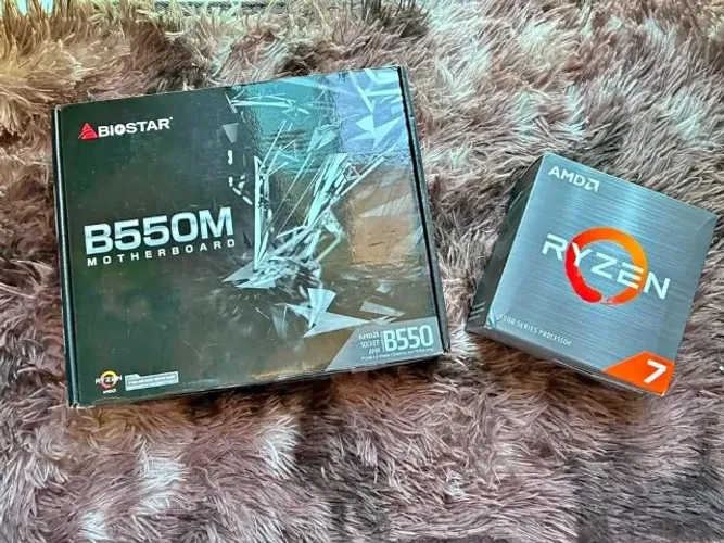 Kit Upgrade Ryzen 7 5700 + Placa mãe B550m NOVOS