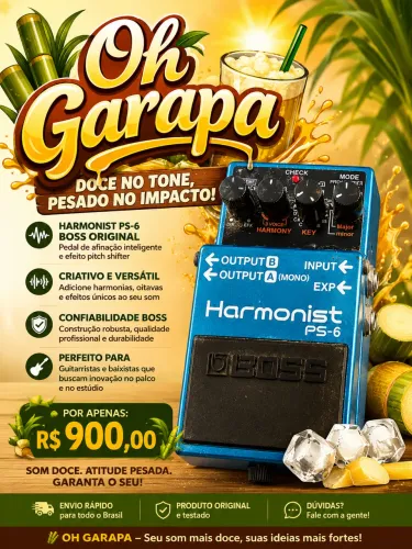 Pedal Boss Harmonist Ps6 