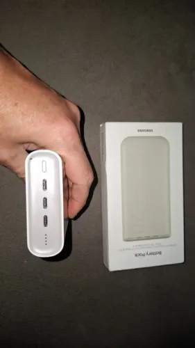 Power Bank Samsung 20000mAh Super Rápido 45W Na Caixa