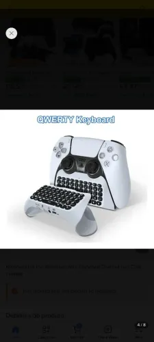 Teclado para controle ps5