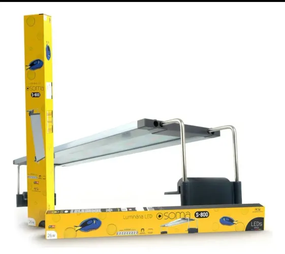 Luminária Soma 156 Leds Wrgb 26w Aquários De 80 A 90cm S-800