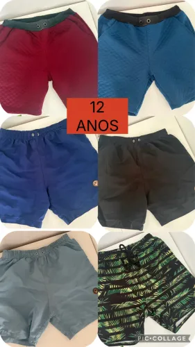 Bermudas 10/12 anos