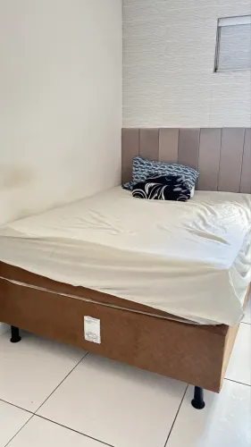 Cama box de casal conjugada
