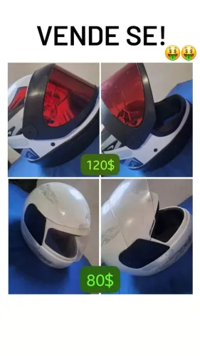 Vende se 2 capacetes