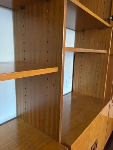 Armário modular madeira maciça 2,50m x 2,50m x 50cm