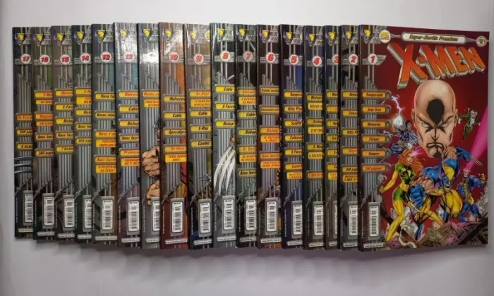 Quadrinhos Super Herois Premium X Men 1 a 17 Completo Editora Abril 2000 Excelentes