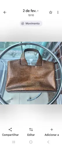 Bolsa verniz