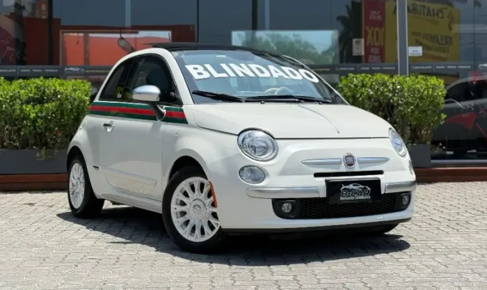 Fiat 500 Gucci Original Impecável Blindado Todo Revisado Único Blindado No Brasil