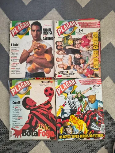 Revistas antigas - Showbizz / Placar / Caras/ 4Rodas