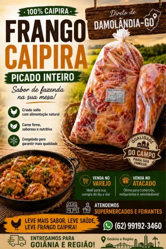 Frango Caipira Direto da Roça 