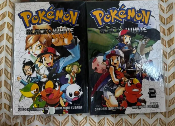 Mangá Pokémon Black & White - 1 e 2
