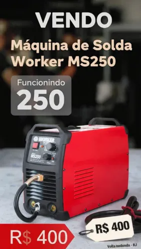 *VENDO MÁQUINA DE SOLDA WORKER ?