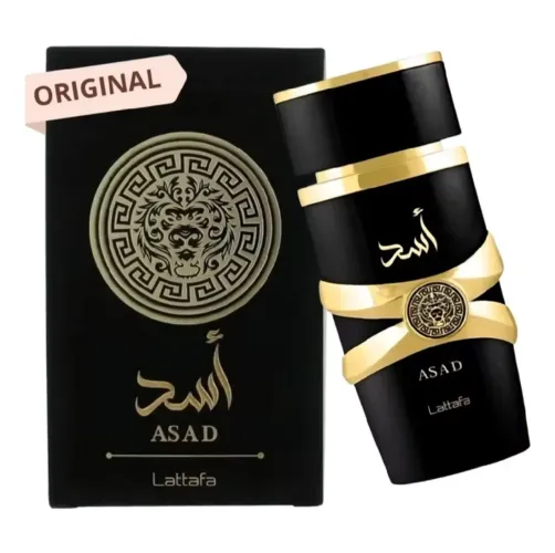 Perfume árabe Asad Lattafa Eau de Parfum 100ml Masculino Original