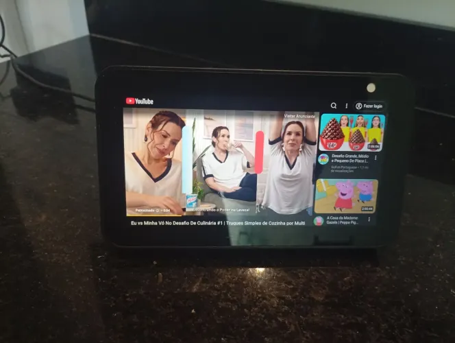 Alexa tela de 5 polegadas 