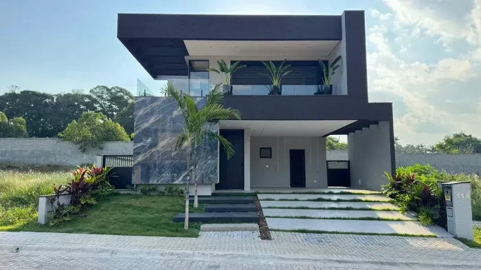 Casa Alto Padrão á venda no Condomínio Residencial Ecoville Atibaia - semi mobiliada