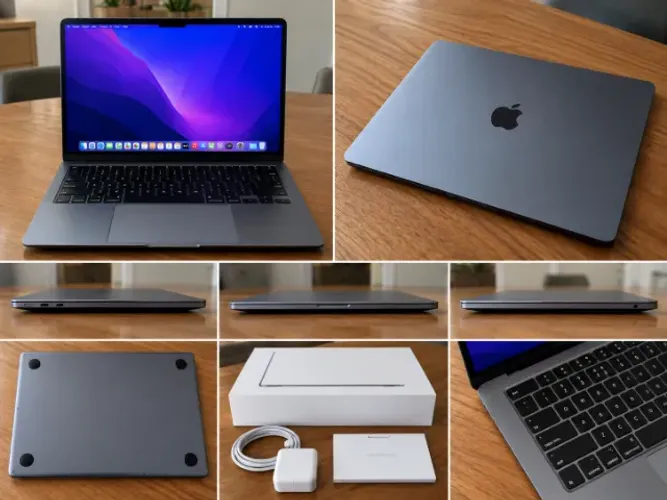 MacBook Air M2 2022 Preto | 8 GB RAM | SSD 256 GB | Bateria 88%