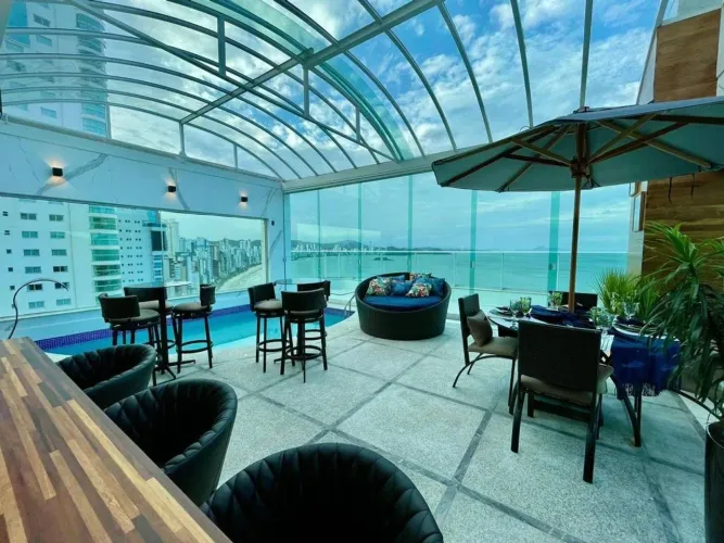 Cobertura no edifício summer beach na barra sul de balneário camboriú. para | Centro, Baln