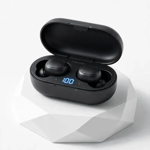 ? FONE E6S TWS COM VISOR LED - BATERIA QUE DURA O DIA TODO! ?<br>