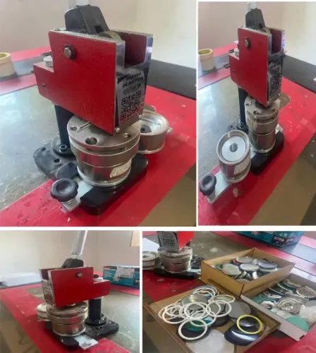 PRENSA RETA PARA BOTTONS - DINHEIRO EXTRA!