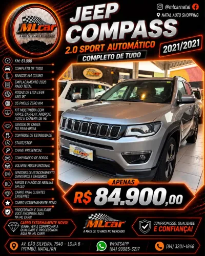 Jeep Compass Sport 2.0 4X2 Flex 16V Aut. 2021