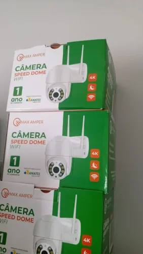 Câmera Wi-Fi Externa 360° Visão Noturna Acesso pelo Celular
