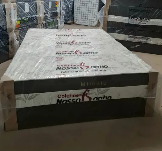 699,99 FRETE GRÁTIS- CAMA BOX DE CASAL D28