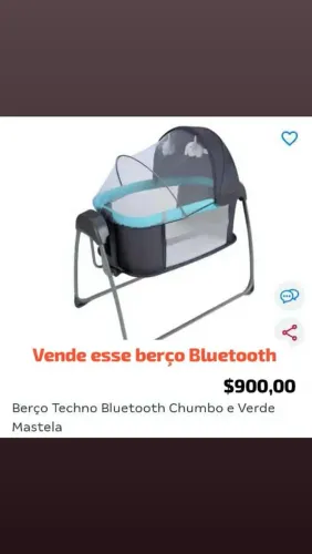 Berço Bluetooth RN a 6 meses
