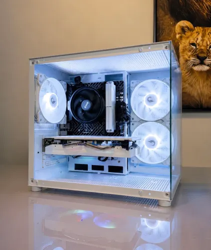 PC Gamer Full white Ryzen novo na caixa 