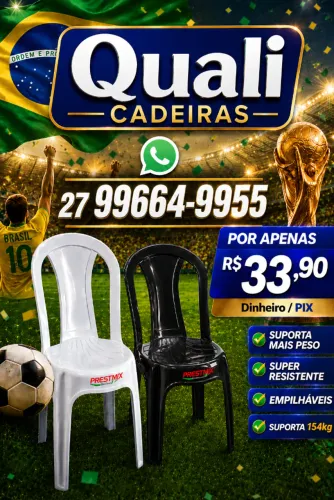 CADEIRA DE PLÁSTICO