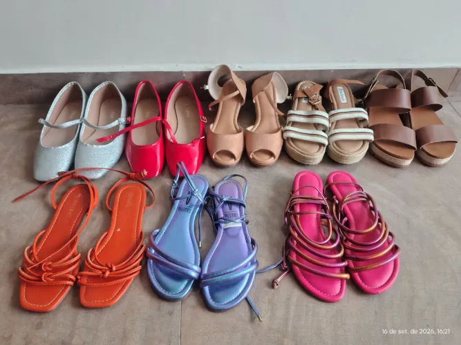 Lote de sapatos