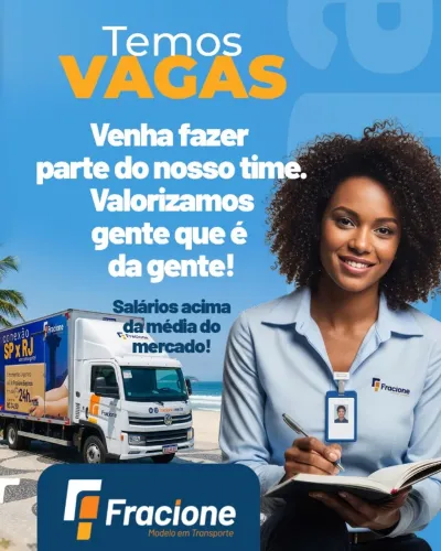 Estamos Contratando; Assistente de Vendas