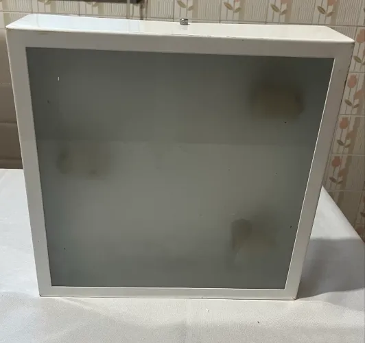 KIT 2 Luminária Sobrepor 30x30 para 3 Lâmpadas