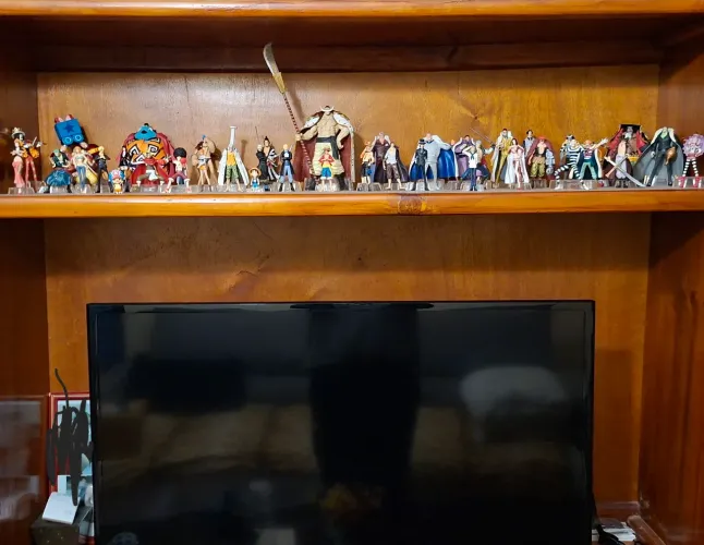 Coleção de Bonecos Action Figure Anime One Piece - 42 Peças