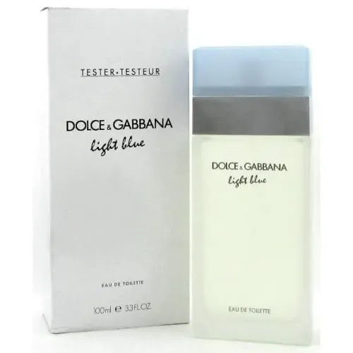 Light Blue Dolce & Gabbana Eau de Toilette Perfume Feminino 100ml Original Tester