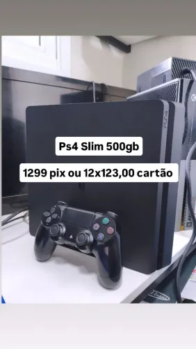 Ps4 slim 500gb 1 controle