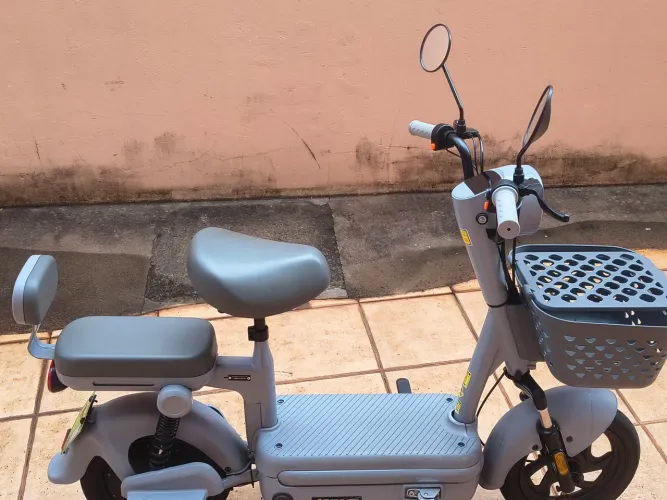 Scooter elétrica Zilla Cinza