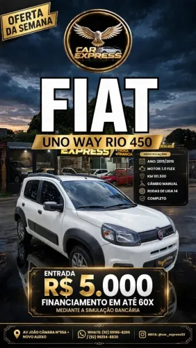 Fiat Uno WAY 1.0 EVO Fire Flex 8V 5P 2016