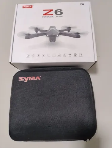 DRONE SYMA Z6 FOLDABLE - NA CAIXA - NUNCA USADO - COM ACESSÓRIOS RESERVA