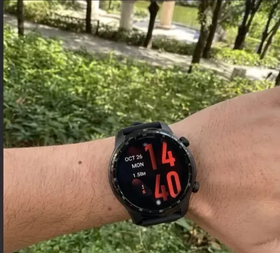Relogio inteligente KM100 com chamada Bluetooth e monitor cardíaco