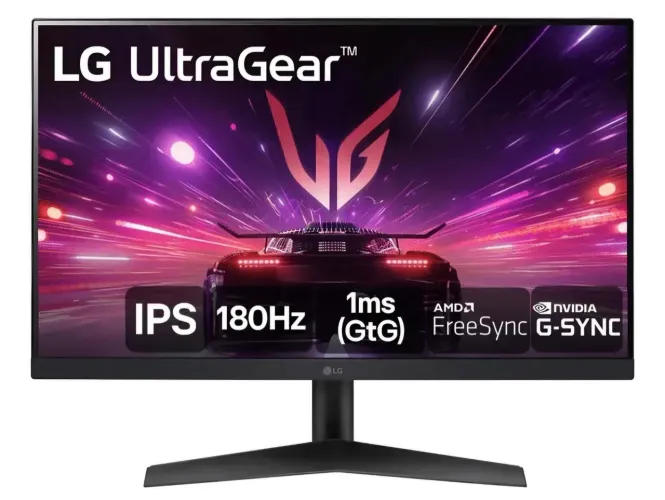 Monitor Gamer LG UltraGear 24" IPS 180Hz 1ms G-SYNC/FreeSync 24GS60F-B