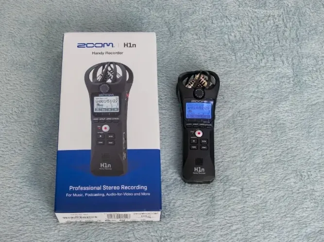 Gravador de áudio Zoom H1n - Profissional