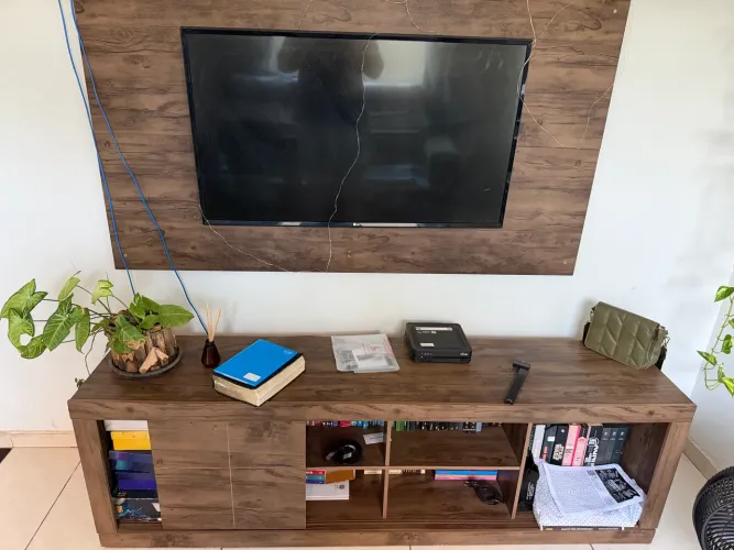 Rack com painel 
