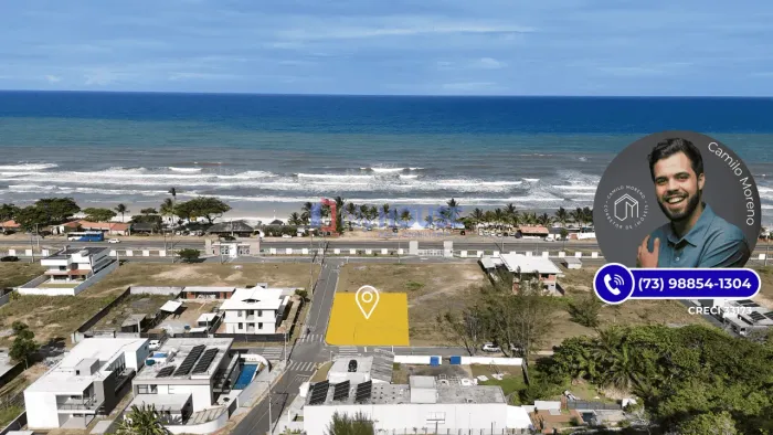 Oportunidade rara na Praia dos Milionários: lote de esquina com vista mar, 50m da areia, e
