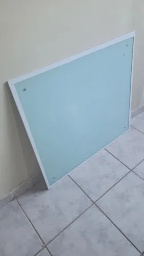 Placa de vidro faixada de condomínio e escritório