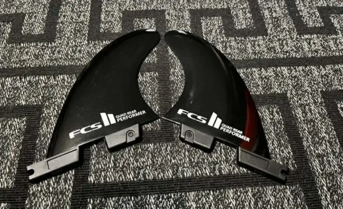 Quilhas Fcs 2 Performer Média Estabilizadoras Glass Flex Traseiras