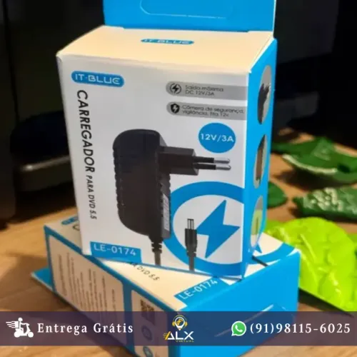 Fonte Carregador 12v 3a Pino 5.5mm It-blue *ENTREGA GRÁTIS*