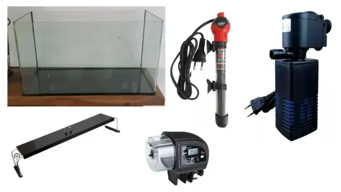 Áqurio 60L com acessorios Usado