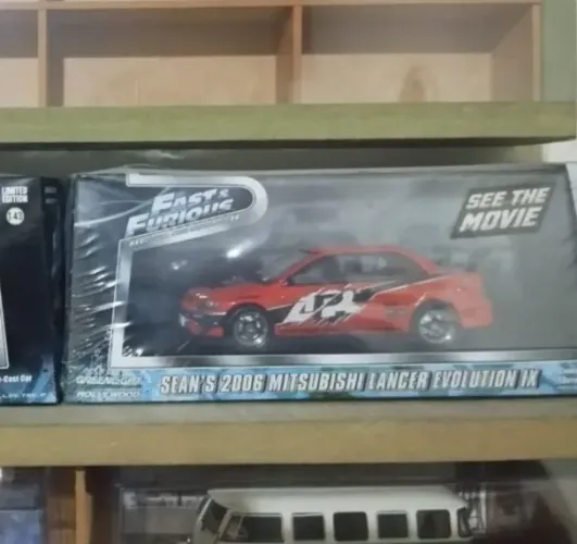 Miniatura Lancer evolution velozes e furiosos