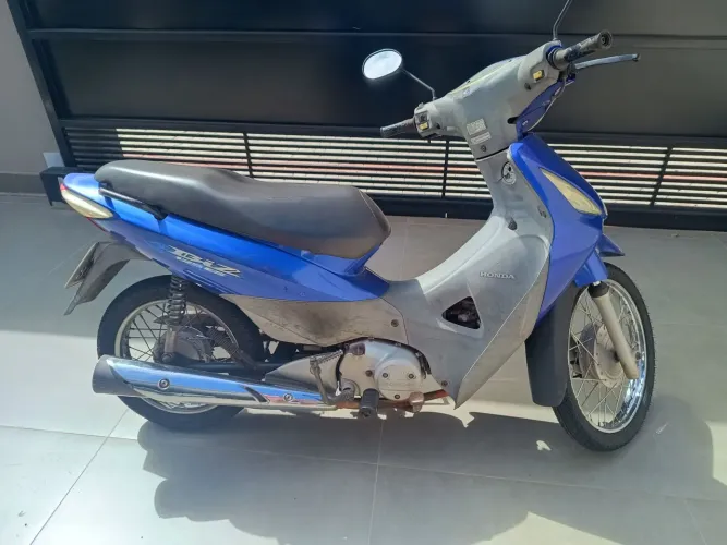 Honda Biz 125 partida elétrica azul